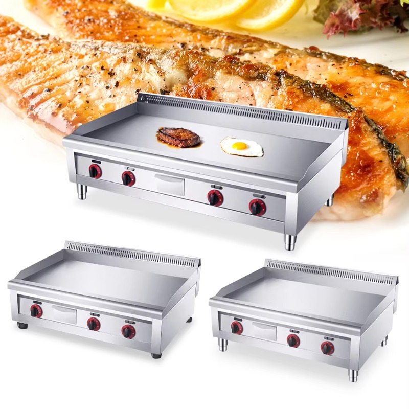 Commercial Kitchen Griddle - 16mm Commercial Restaurant Kitchen Equipment Burger