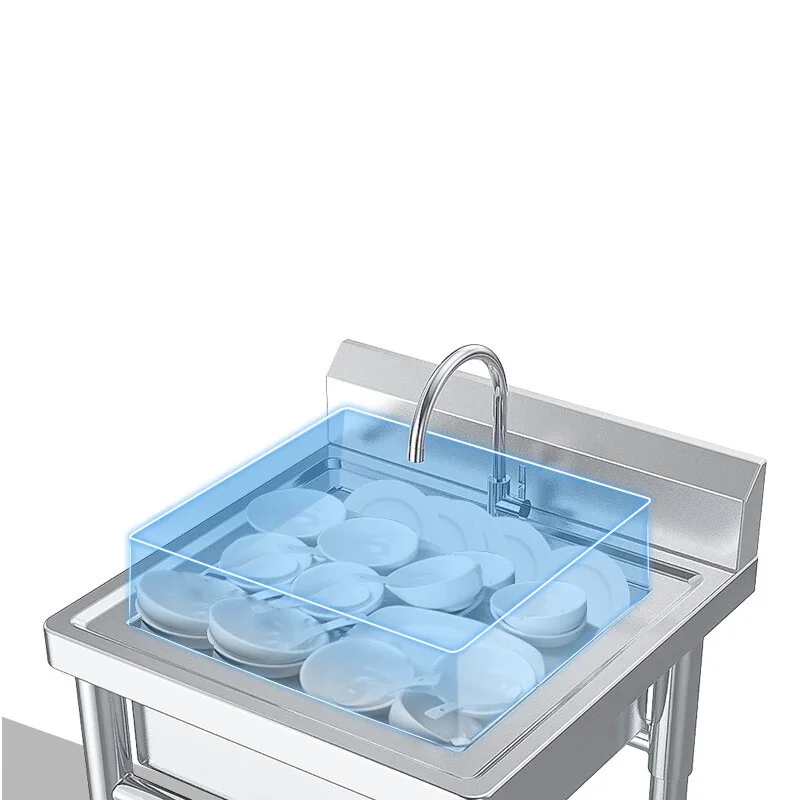 Commercial Kitchen Sink - Kitchen Sink—Commercial Cafeteria and Restaurant Double-Basin