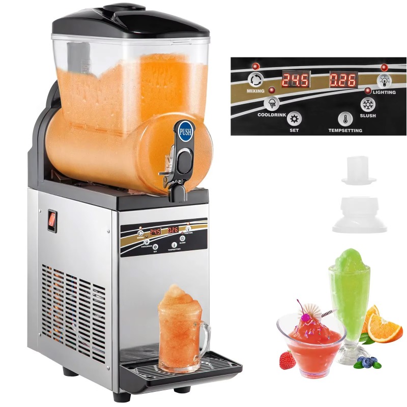 Commercial Ice Maker - 2026VEVOR Commercial Slushy Ice Machine, 1X15L