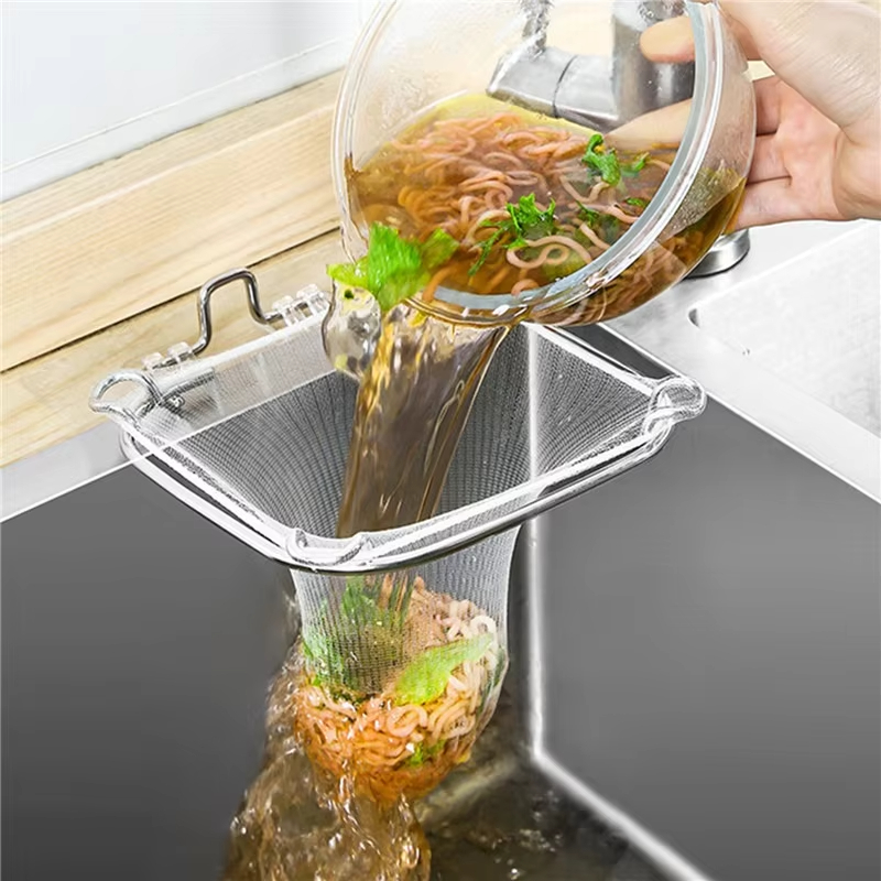 Commercial Kitchen Sink - 1/50Pcs Disposable Kitchen Sink FilterMesh Sewer