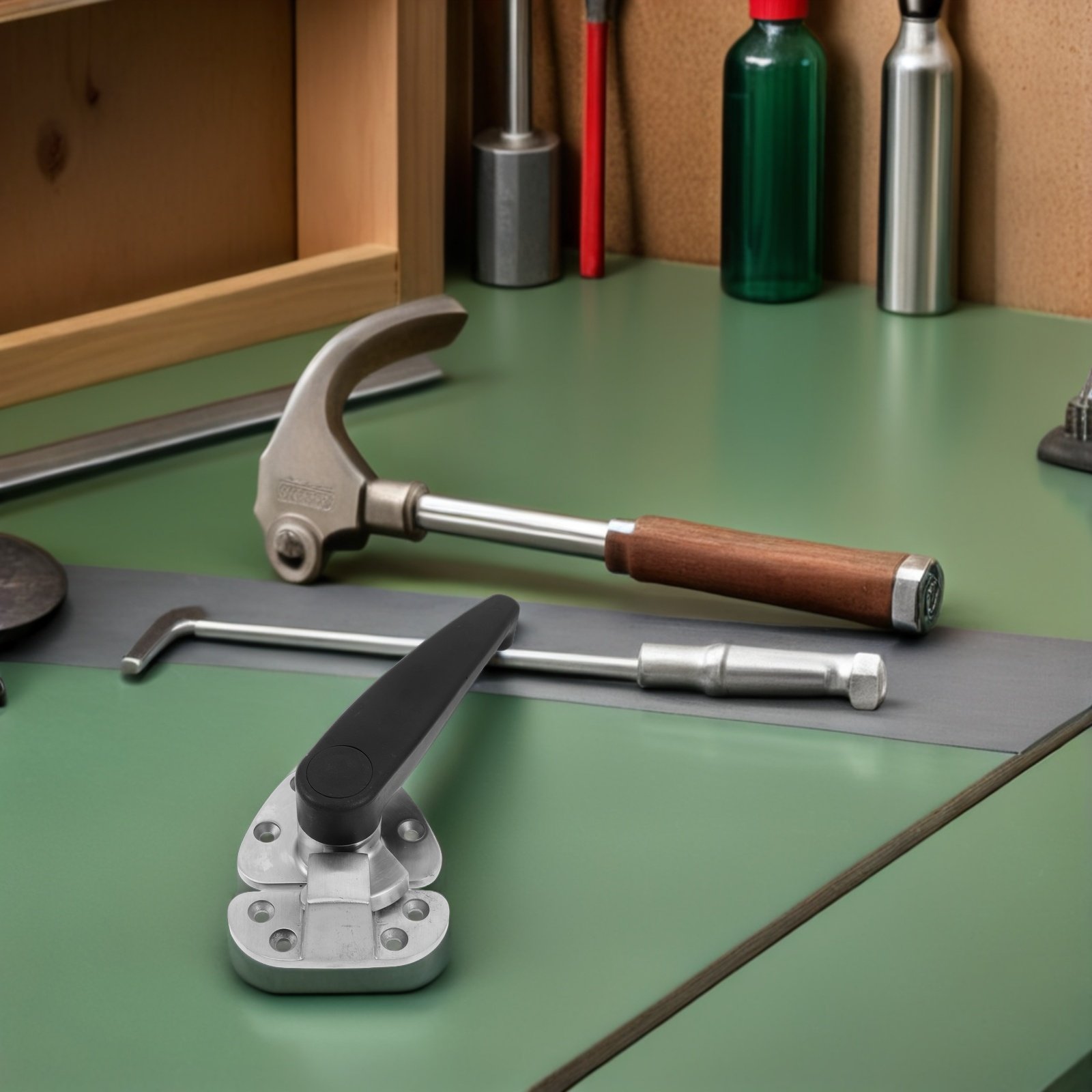 Commercial Kitchen Door - 1Set Locking Cabinet Door Handle Heavy