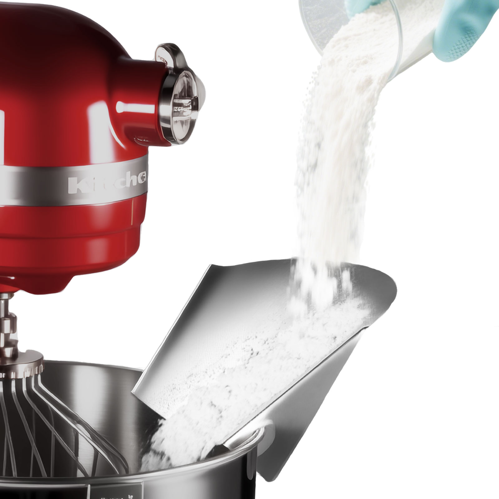 Commercial Kitchen Aid Mixer - 1pc Stainless Steel Tipping Guard for