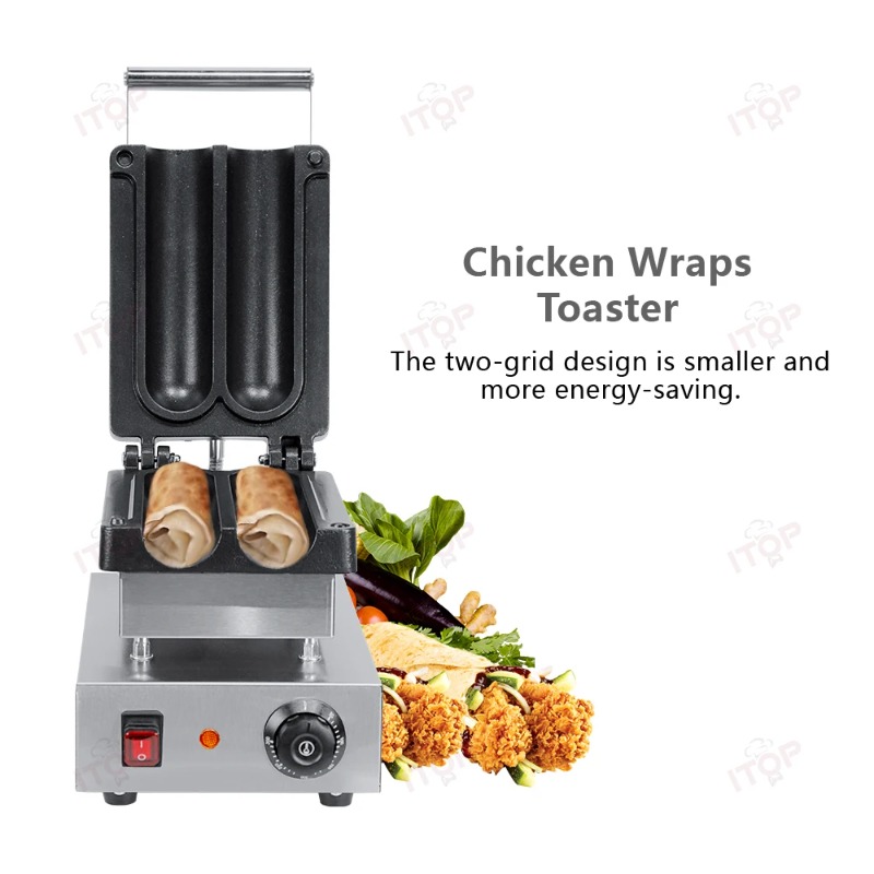Kebab Shawarma Machine - Shawarma Gyro Toaster Tortilla Wrap Sandwich