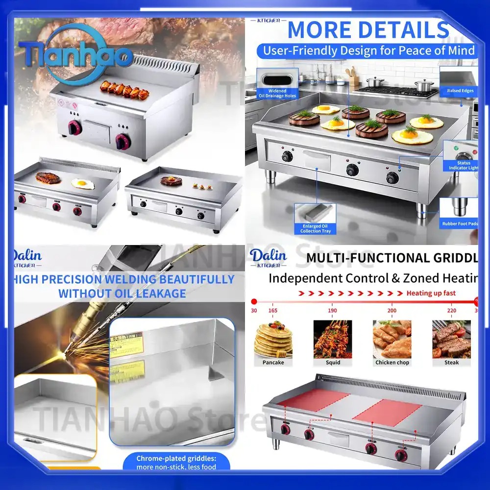 High Quality Non-Stick Flat Pl - Commercial Kitchen Griddle review and price