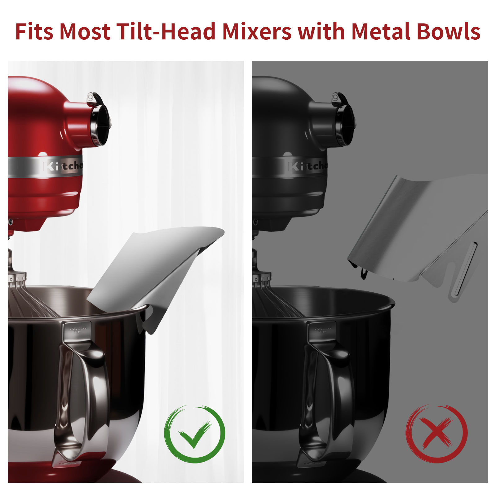 1pc Stainless Steel Tipping Gu - Commercial Kitchen Aid Mixer review and price